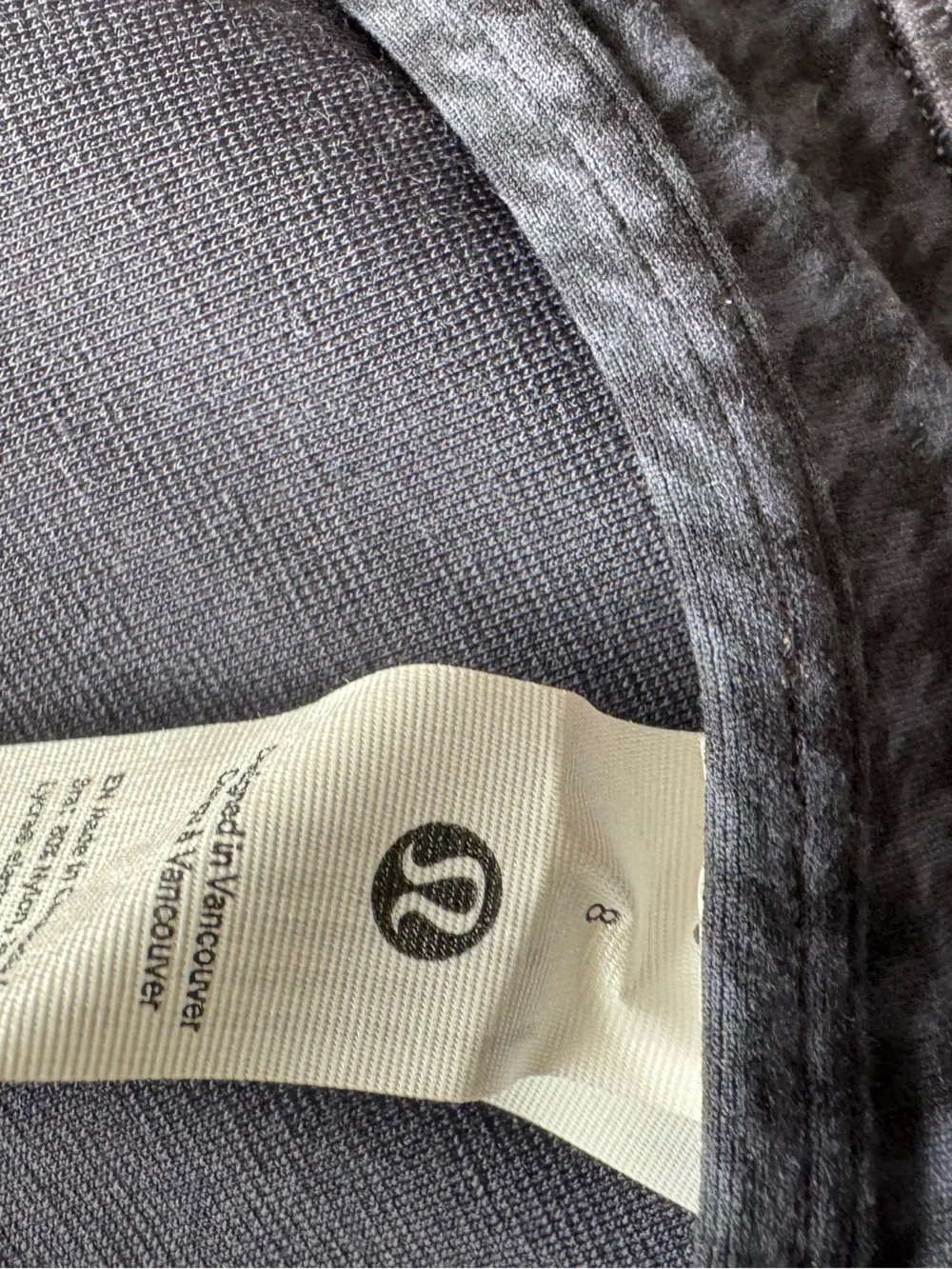lululemon athletica Black and Dark Gray Houndstooth Leggings